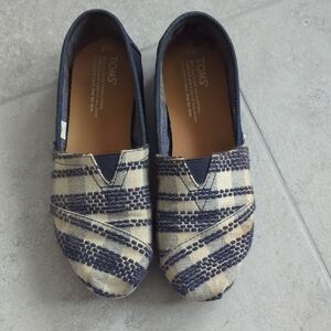 3/$15 Toms Striped Flats